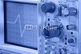Wallmonkeys Peel and Stick Wall Decals - Oscilloscope - 48"W x 32"H Removable Graphic