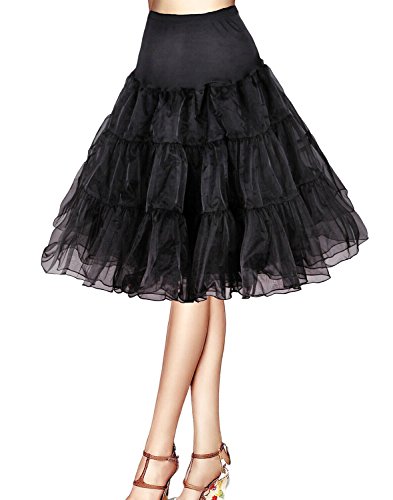 Bbonline Dress レディーズ 3段パニエ ショート丈 ふわふわオーガンジ カラースカート ボリュームスカート
