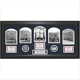 New York Yankees Commemorative 1923 Yankee Stadium 5 Game Photograph with Real Field Dirt from 2008 Yankee Stadium Collage