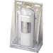 Glass Silver Unity Candle