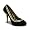 Black Suede-Gold Pu