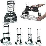 Buy Folding Hand Truck 7 Diameter Non-Marking Wheel 42 H Light Weight by Wesco