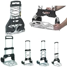 Buy Folding Hand Truck 7 Diameter Non-Marking Wheel 42 H Light Weight by Wesco now!
