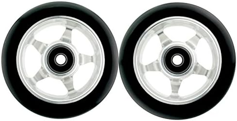 Metal Core 100mm CNC Scooter 2 Wheels with Abec 11 Bearings Razor HEAVY DUTY! MADE IN USA!