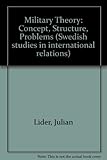 Military theory : concept, structure, problems