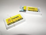 20 Feather Razor Blades NEW Hi-stainless Double Edge
