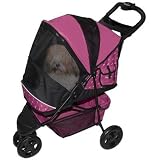 Pet Gear PG8250RB Special Edition Pet Stroller in Raspberry