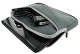 41HnJE0VrvL. SL160  Acer Aspire One AOD250 1580 10.1 Inch Netbook Neoprene Sleeve Case   Dual Pocket   Grey
