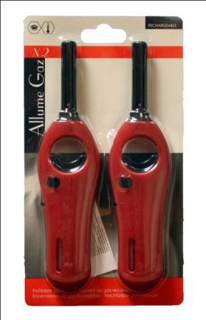 Lot de 2 allume gaz rechargeables - 603713203