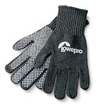 Lowepro Lycra Photo Gloves with Control Dots for a Firm Grip, Large, Black.