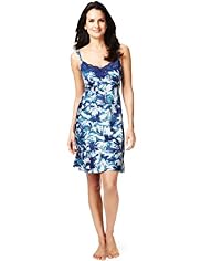 Per Una Lace Neckline Floral Chemise