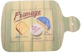 Fromages Cheeses design bread board shaped melamine cutting board 8.5 by 13.5 inches European design