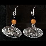 Missouri Tigers Beaded Wire Logo Earring NCAA College Athletics
