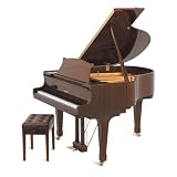 Suzuki M-620 BL 5'2 Acoustic Grand Piano ,High Gloss Mahogany Brown