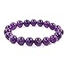 7th Element 10mm Round Beaded Bracelet Stretch Handmade Bangle Unisex 7
