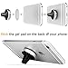 Car Mount ,Ubegood [Car Mount Holder] Magnetic Cradle-less Universal Car Air Vent Mount Holder for Nexus 5x / Nexus 6P / iPhone 6s / 6/6s Plus and Andriod Cellphones (Silver)