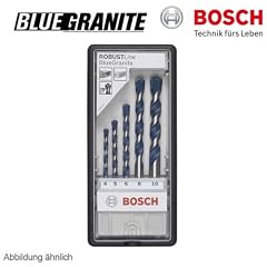 Bosch 2607010523 Rundschaftbohrer 5 tlg. Blue Granite Bohrer Set Robu