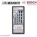 Bosch 2607010523 Rundschaftbohrer 5 tlg. Blue Granite Bohrer Set Robu