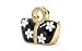 Black Swarovski Crystal with Crystal Enamel Purse Card Holder