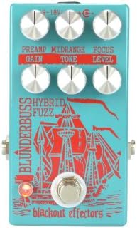 Blackout Effectors Blunderbuss Fuzz Bundle - 4 Items: 2x 18.6' Strukture Cables, 2x Hosa Patch Cables