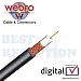 100m Wf100 High Grade Digital Satellite Coax Cable With 100 