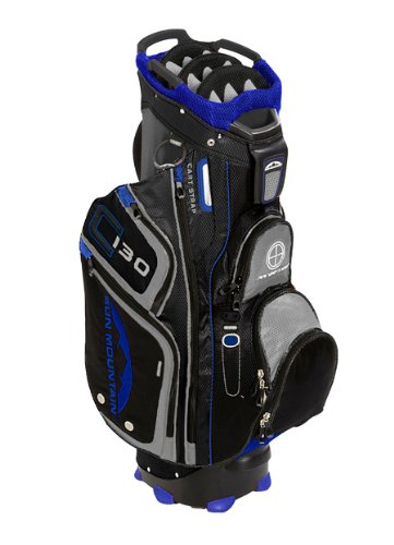 New Sun Mountain 2011 C-130 Golf Cart Bag (Black/Royal)