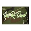 Larry The Cable Guy Git-R-Done Ladies Spaghetti Strap Script Camo Tank