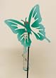 Blue Butterfly Rain Gauge/Hummingbird Feeder Garden Stake