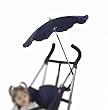 Baby Sun Nursery - MA100/N - Accessoire Poussette - Ombrelle Triple-flexible - Easy Clip - Noir
