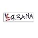 Obama for President Peace Bumper Sticker Decal