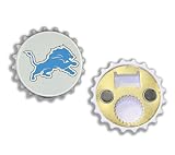 Detroit Lions "Bottle Cap" Bottle Opener Magnet