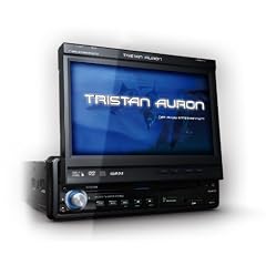 Tristan Auron BT1D7004 Autoradio Moniceiver mit ausfahrbarem 17,8cm ( 7") Display Bluetooth Touchbutton USB MP3 SD Karte CD DVD