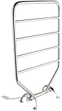 Warmrails RTC Mid Size Wall Mounted or Floor Standing Towel Warmer, 34-Inch, Chrome Finish