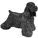 cocker_spaniel10cocker spaniel - Sandicast Black Cocker Spaniel Original Size Figurine Standing