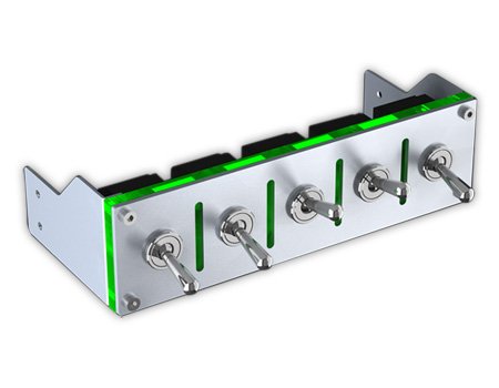 Lamptron Hummer 12V Device On/Off Controller 100W x 5 channels Silver