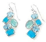 Barse Sterling Silver Glitz Cluster Earrings