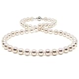 HinsonGayle Handpicked Premium 7.5-8.0mm White Cultured Freshwater Pearl Necklace