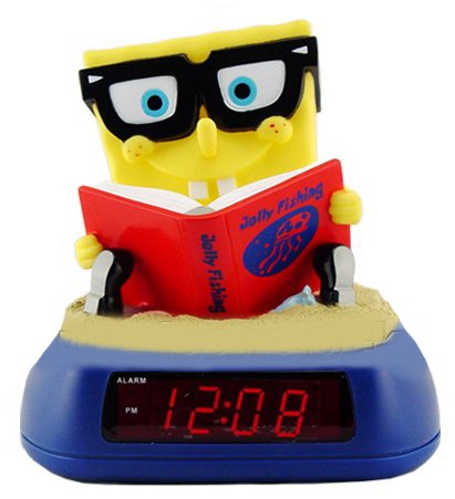 Childrens Toyshop  Toys : Spongebob Squarepants Alarm Clock