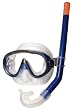 Rucanor Ray III Snorkel Mask Set - Blue, Junior