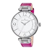 AK Anne Klein Womens 109169WTPK Round Silver-T