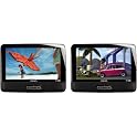 9" Portable LCD Dual DVD Player