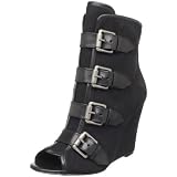 Ash Womens Jezebel Open-Toe Buckled Bootie