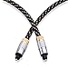 Cable Matters Premium Optical Audio Cable 50ft (Toslink Optical Cable for Soundbar, Digital S/PDIF Cable) - Ideal for Hi-Fi Audio with Samsung, Sonos, Sony, Bose Soundbars, 50 Feet