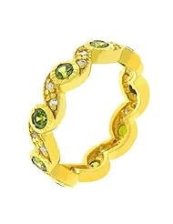 Olive Leaves Eternity Ring