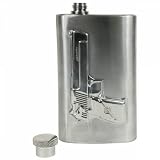 Kitchen & Housewares : STAINLESS STEEL SHOT GUN DESIGN HIP FLASK