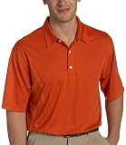 Greg Norman Men's Performance Body Mapped Polo, Paprika (Size - M)