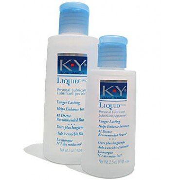 K-Y Lubricant 2.5oz and 4oz bottles - KY Jelly - KY Lubricant - KY Liquid Personal Lubricant