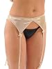 #1: Nude Satin Garter Belt Adjustable Garters Vassarette thumb
