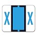 Smead Color-Coded Alphabetic Label, X Roll, Blue, 1 Roll (67094)