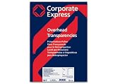 CE A4 OHP inkjet transparency film with removable sensor strip, A4, BOX of 50 sheets